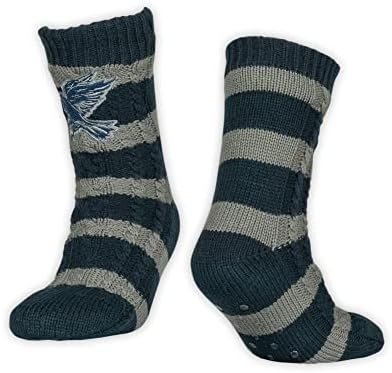 Harry Potter Ravenclaw Hogwarts House Adults Fluffy Slipper Socks