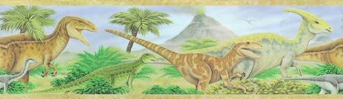 Self-Stick Dinosaur Border