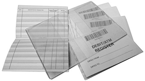 Debit ATM Mini Checkbook Registers Set of 12 w/ 1 Free Cover