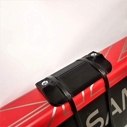 Support de Fixation pour Porte-bidon de Vélo Carré, Cadre de Vélo Électrique, Noir