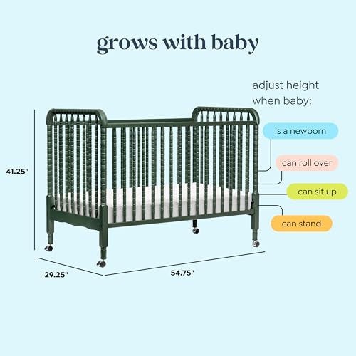 image for Davinci Jenny Lind 3-in-1 Baby Crib Convertible to Toddler Bed, Daybed