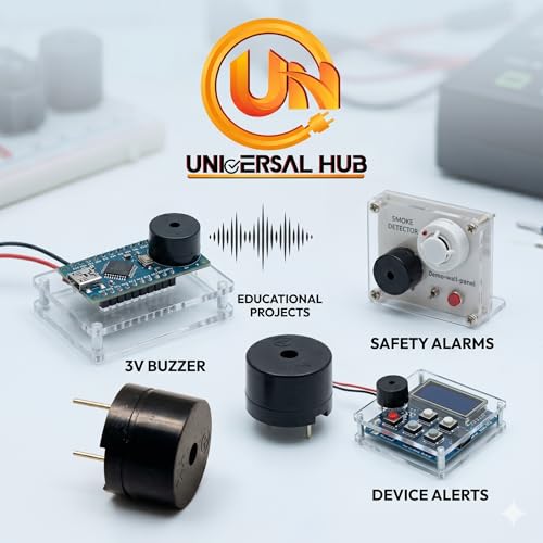 Image of 5V Passive Buzzer Acoustic Component Mini Alarm Speaker for Electronic Project 10Pcs