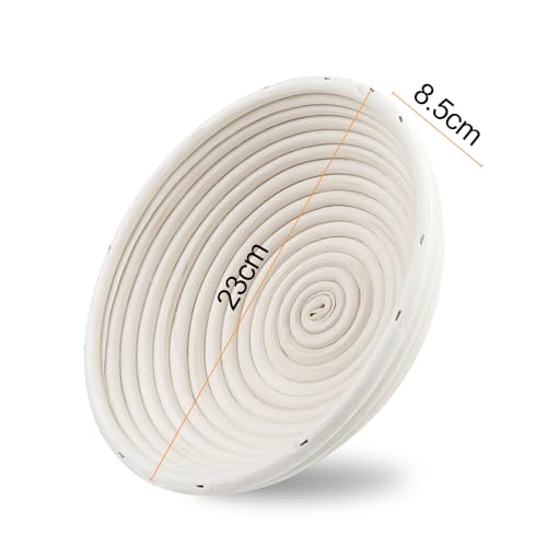 Foto von Ghazpmuk Gärkörbchen, Gärkorb, Rundes Gärkorb Zum Brotbacken-Set, Brotkorb