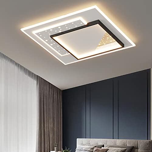 Plafonnier LED moderne blanc 50cm à intensité variable pour salon - 5