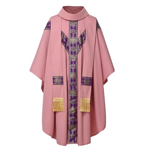 Chasuble de messe catholique brodée BPURB vêtement sacerdotal