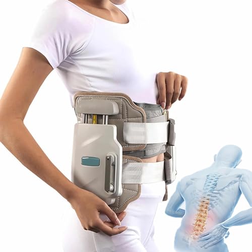 Tracción lumbar manual para aliviar la espalda en casa después de entrenar o trabajar sentado