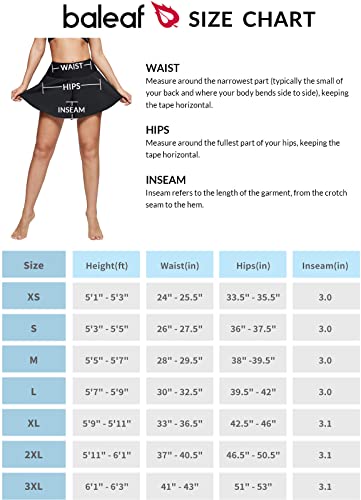 Baleaf Women's Swim Shorts Bottoms High Waisted Board Shorts Tummy Control Flowy Swimsuit Bathing Suit Bottom Black L #TOP5