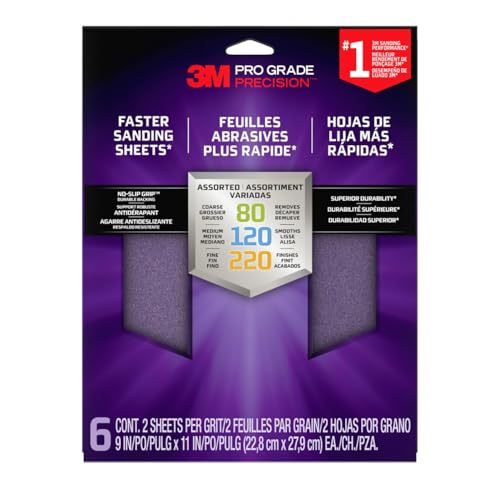 Feuilles abrasives de precision 3M pour poncer sans douleur ni glisser grace a la poignee