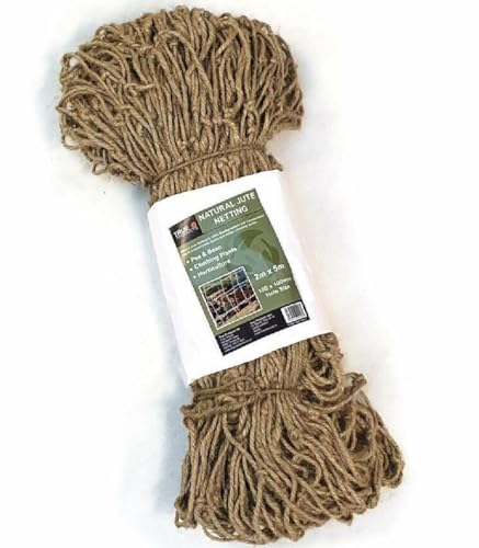 Pea and Bean Biodegradable Natural Jute Netting Heavy Duty 2m x 5m