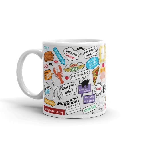 Image of Funny Printed Coffee Mug for Men & Women, Humorous Quote Tea Cup Gift for Friends, Office, Birthday, Anniversary, Daily Use Ceramic Mug with Glossy Finish, Microwave Safe, 330 ml