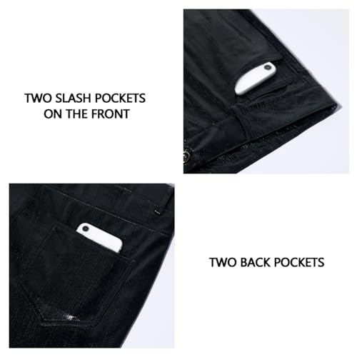 Arjen Kroos Mens Metallic Shiny Disco Pant Sequin Leg Trousers 70s/80s Party Rave Pants4