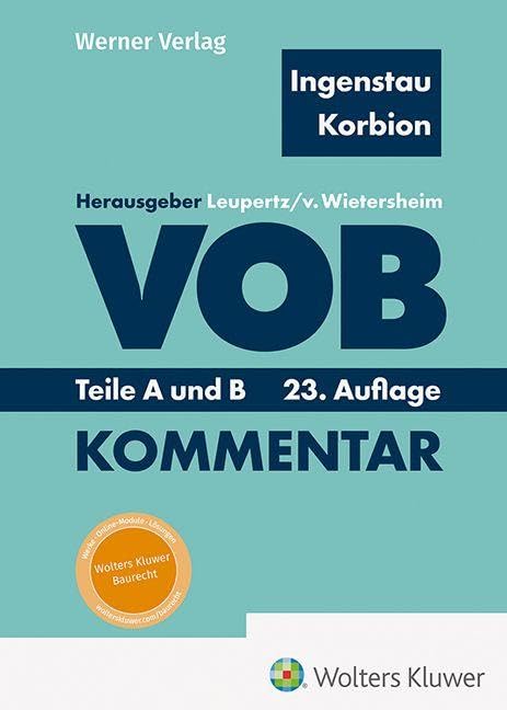 VOB Teile A und B: Kommentar