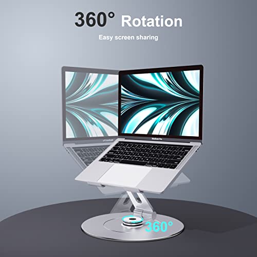 LOXP-Aluminum-Swivel-Laptop-Stand-for-Desk360-Rotating-Laptop-Stand-Adjustable-Height-Adjustable-Laptop-Stand-Swivel-Portable-Laptop-Stand-Rotating-Fits-for-All-10-17-MacBooksLaptops