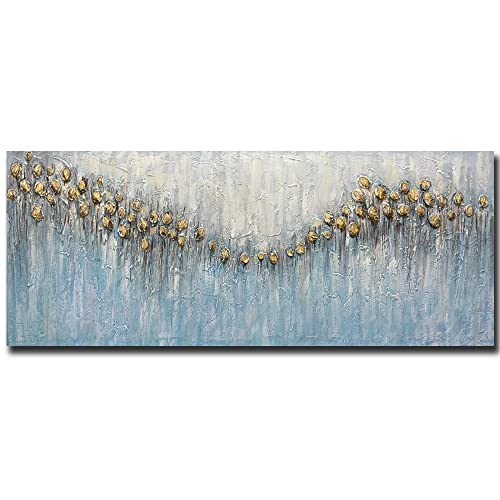 Yotree Paintings, 24X60 Inch Paintings Oil Hand Painting 3D Hand-Painted On Canvas Abstract Artwork Art Wall Decoration Large Size Frame Ready To Hang #TOP8