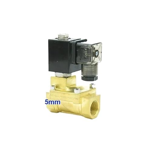 UWUKCJOKQ 2 Way Low Pressure Pneumatic Brass Pilot Solenoid PX-35 Port G5/4" 0.5-7bar Orifice 35mm D14511 Coil(Onecolor)