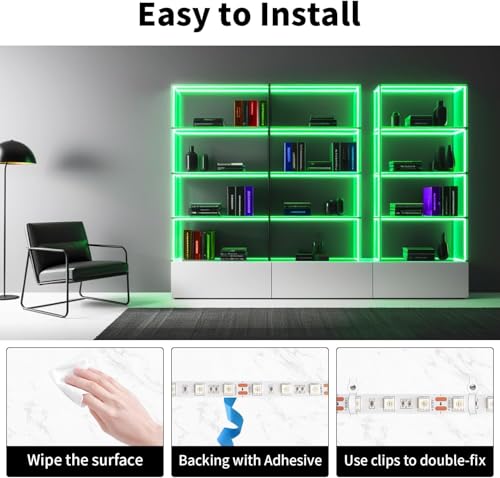 Tira de LED flexible 2 m color verde 12V 150 LEDs miniatura 5
