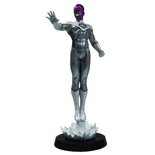 DC Blackest Night White Lantern Sinestro Magazine & Figure