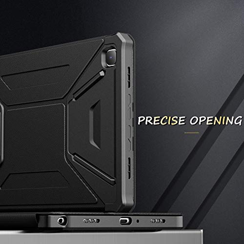 Infiland Galaxy Tab A7 10.4 2020 Case, Multiple Angles Protective Case Cover Compatible With Samsung Galaxy Tab A7 10.4-Inch Model Sm-T500/T505/T507 2020 Tablet [Auto Wake/Sleep], Black #TOP7