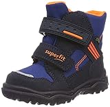 Sohle: Synthetik Superfit Jungen HUSKY1 Schneestiefel, Blau (Blau/Orange 82), 25 EU