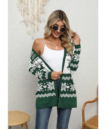 Image of LILBETTER Womens Casual Lightweight Long Sleeve Open Front Cardigan Sweaters with Pockets