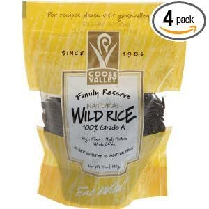 Goose Vallet Rice Amazon.com : Goose Valley, USA Wild Rice Organic, 5-Ounce Bags (Pack of ...