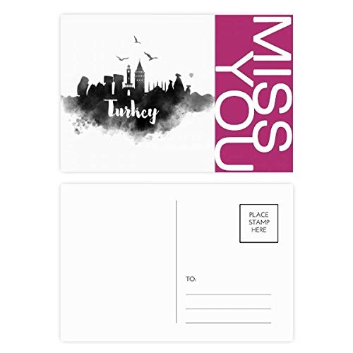 Cartes postales Turquie à l'encre pour décorer votre bureau ou écrire à vos proches