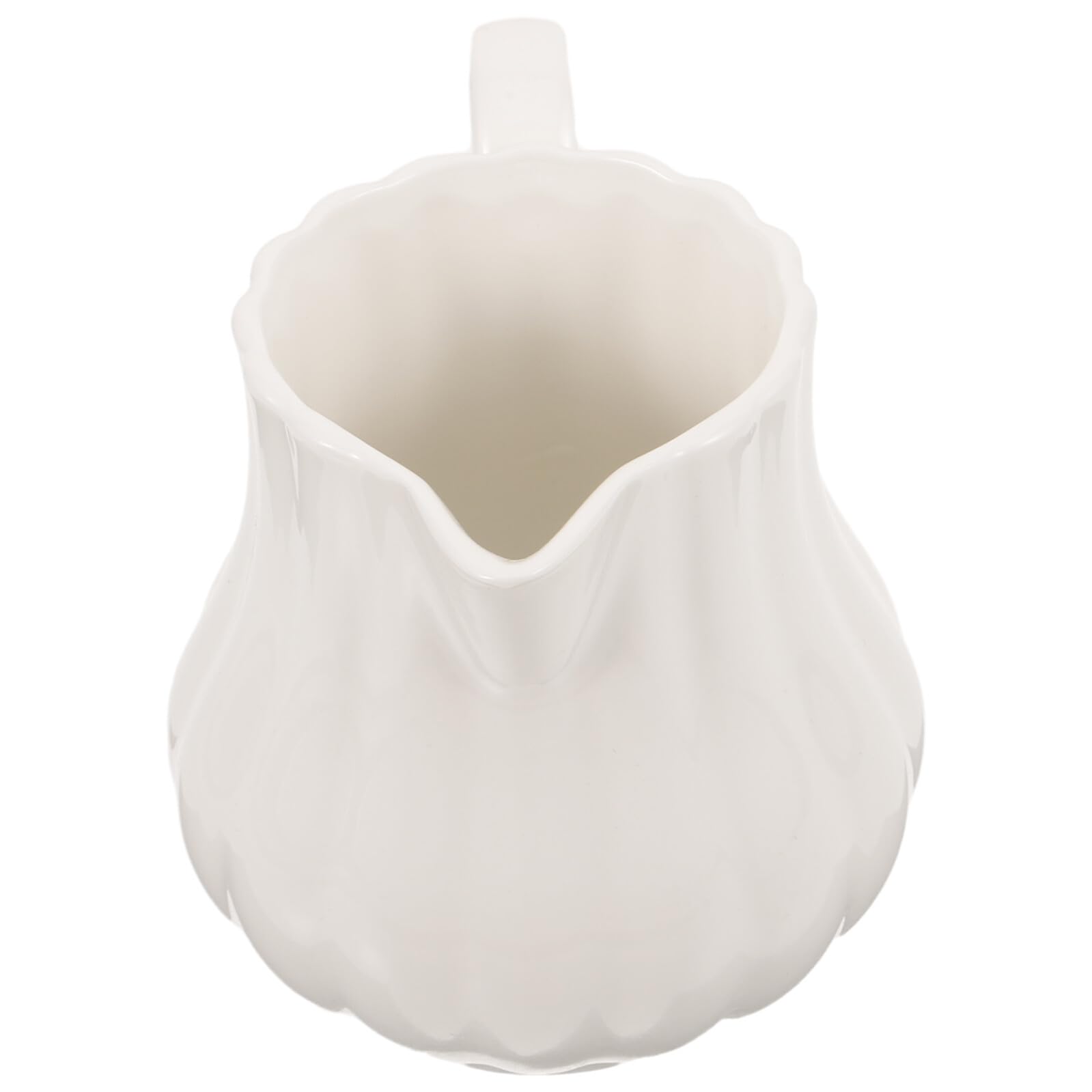 Pichet en céramique blanc 240ml pour vos matins café