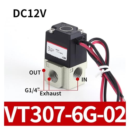 Vanne à vide électromagnétique haute fréquence VT307 avec bracket - 3