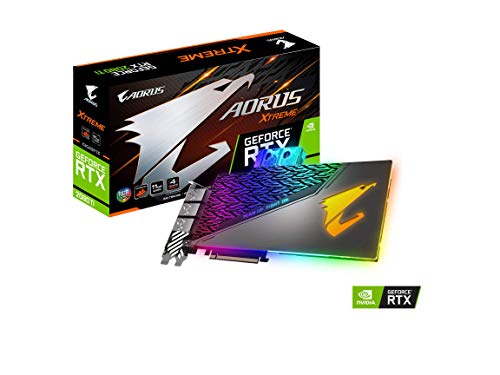 Gigabyte AORUS GeForce RTX 2080 Ti Xtreme WATERFORCE WB 11G グラフィックスカード プリインストールウォーターブロック 11GB 352-bit GDDR6 Gv-N208TAORUSX WB-11