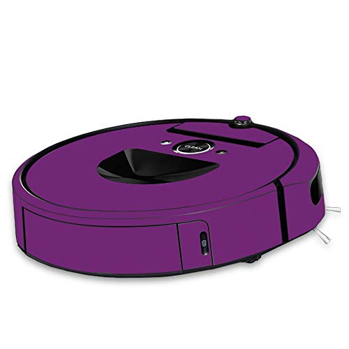 MightySkins Skin Compatible With iRobot Roomba i7 Robot Vacuum - Solid Purple | Protective, Durable, and Unique Vinyl Decal wrap cover | Easy To Apply, Remove, and Change Styles | Made in the USA