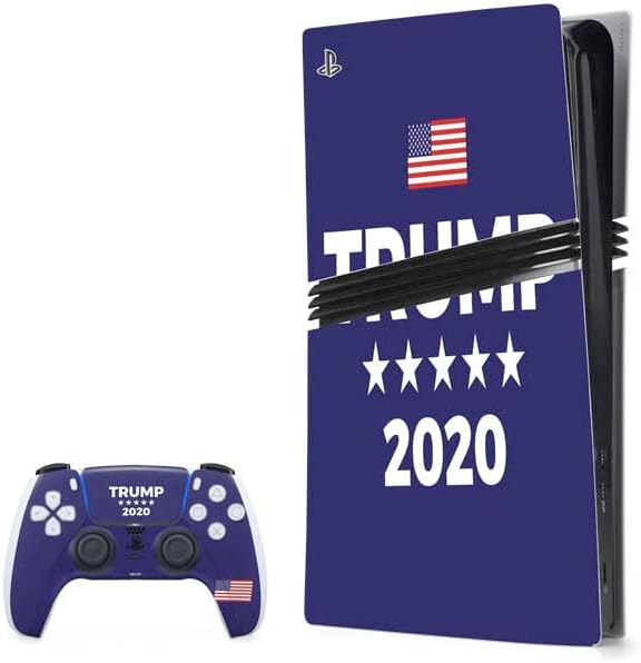 Skinit Decal Gaming Skin Compatible with PS5 Pro Bundle - Feel The Bern Outline Design