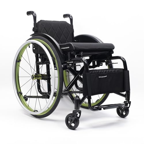 ��l�p�X�|�[�c�p�Ԉ֎q�A�S�n�`�Ή��������蓮�Ԉ֎q�A�܂肽���ݎ����y�ʃA���~�������Ԉ֎q�A�]�|�h�~�z�C�[���t��(Green,42cm/16.5in)