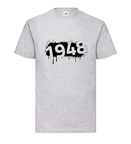 T-shirt 1948 pour homme gris idéal pour vos moments de détente