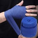 ZaySoo Boxing Hand Wrap Boxing Mexican Stretch/Handwraps/Spandex Bands/Hand Bandage/Protectors/Muay Thai/MMA/Kick Boxing - Free Size - Blue gallery image