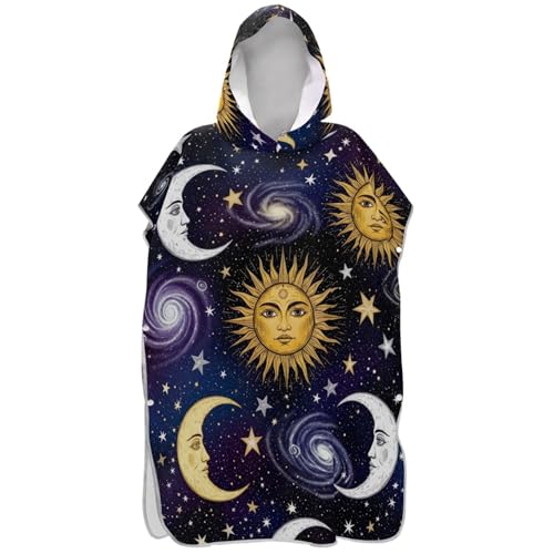 Poncho avec capuche vintage pour se changer sur la plage sans gêne - 2