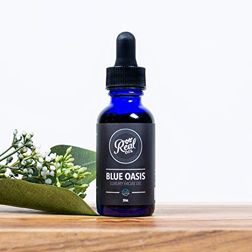 Real Oil - Blue Oasis Luxury Facial Oil, 30ml - Skin Balancing, Skin
