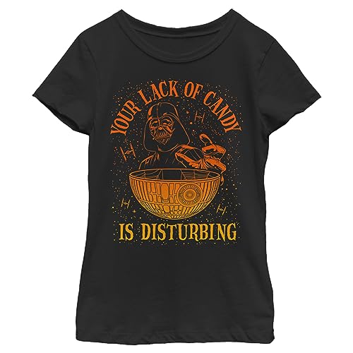 T-shirt Star Wars Vader noir motif Lack of Candy Halloween coupe standard fille Medium