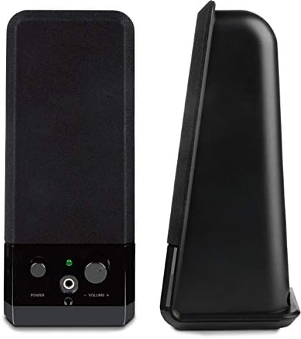 Speedlink Event Stereo Speakers SL-8004-BK, 2-Piece Desktop Set, USB Powered, Slimline Design, 3.5 Millilitre Jack Plug, 5W RMS Output Power, Black