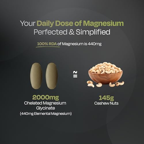 Nutrabay Magnesium Glycinate 2000mg, 60 Tablets 2 g - Image 5