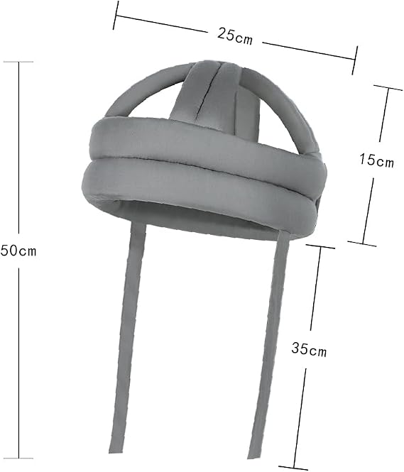 Elderly Protective Helmet Thick Soft Seniors Anti-Fall Head Protection Hat Adjustable Safety Helmet Bump Cap for Elder Heads Protection from Bumps & Bruises