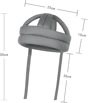 Elderly Protective Helmet Thick Soft Seniors Anti-Fall Head Protection Hat Adjustable Safety Helmet Bump Cap for Elder Heads Protection from Bumps & Bruises