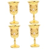 Gobelet élégant - la finition dorée donne à cette tasse une apparence riche et , élevant son statut d'accessoire élégant et stylé, tasse de style médiéval de la renaissance pour la fête