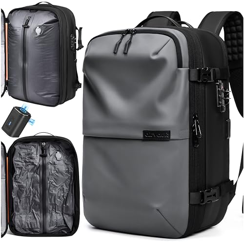 AirVault 60L Expandable Vacuum Travel Backpack with TSA Lock