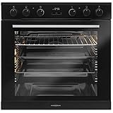  Oranier EBH 9938-993815 Einbau Herd Schwarz Backofen Ofen 59cm Küche