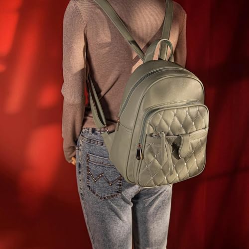 Image of Comfabie Backpack for Women | Office,Travels & Daily Use | Trendy & Casule Backpack | Stylish Vegan Leather Backpack Bags for College Girl | Shoulder Bag for office | Best Gift for Wife Sister Friend