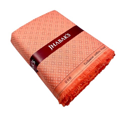 Image of JHABAK'S Unstitched 100% Pure Cotton Shirt Fabric for Men - Shirt Fabric & Kurta Material