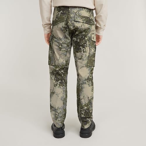 G-STAR Raw - Mens Rovic Zip 3D Regular Tapered Pants, Color Elephant Skin Mini Digi Camo, Size: 30W x 32L2