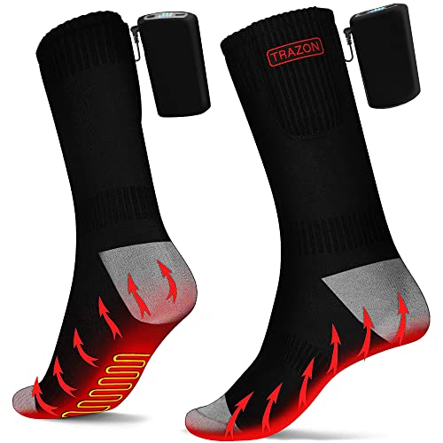 Heated Socks for Men and Women Rechargeable - Electric Battery Thermal Hunting Fishing Camping...