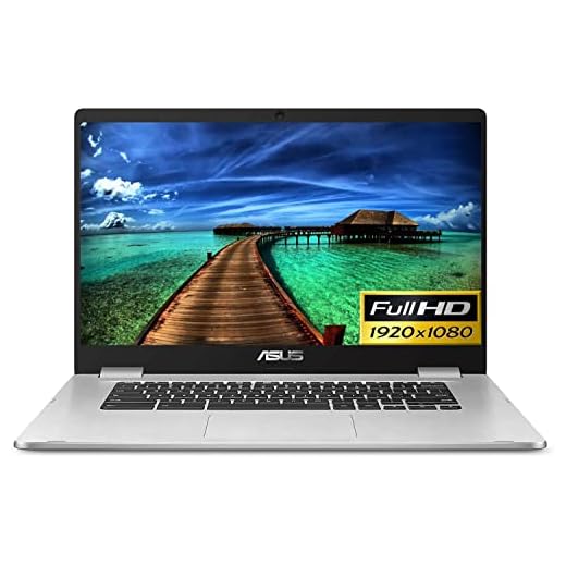 ASUS 15 Slim Chrome OS Laptop Intel Processor up to 2.4GHz 15.6in Full HD NanoEdge-Display with 180 Degree-Hinge 4GB DDR4 64GB Storage WiFi + BT (C523 – Renewed)