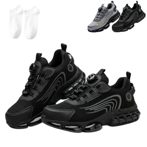 Evontiras Shoes 3 Inch Taller, Evontura Pro Trainers for Men, No More Tying Laces, Slip-Resistant